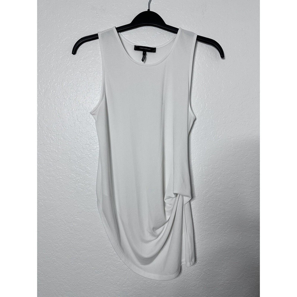 RoberRobet Rodriquez Asymmetric Women's Sleeveless Top Camisole White Size Small
